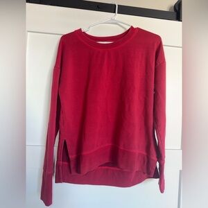 Athleta Red Sweatshirt